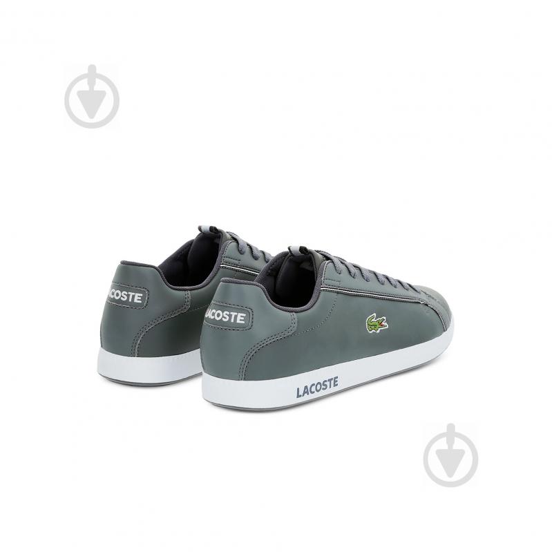 Кроссовки мужские демисезонные Lacoste GRADUATE_119_1_SMA 737SMA00212G4 р.41,5 темно-серые - фото 3