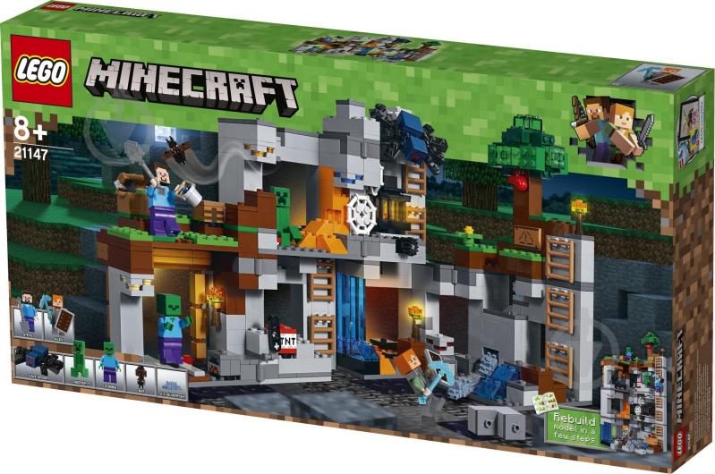 Конструктор LEGO Minecraft Приключения на скалах 21147 - фото 3