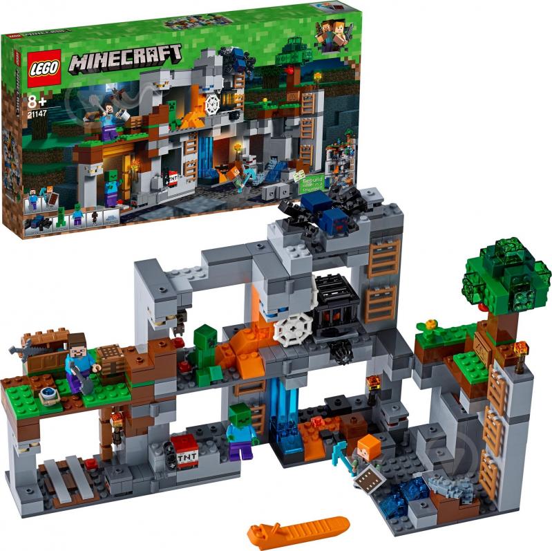 Конструктор LEGO Minecraft Приключения на скалах 21147 - фото 9