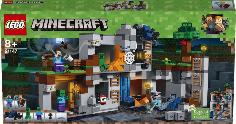 Конструктор LEGO Minecraft Приключения на скалах 21147 - фото 2