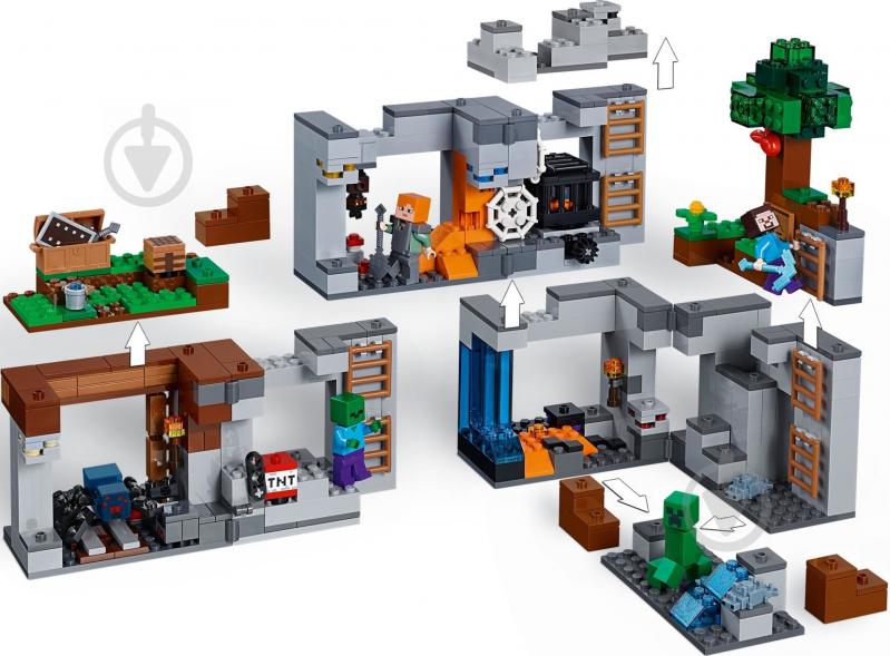 Конструктор LEGO Minecraft Приключения на скалах 21147 - фото 10