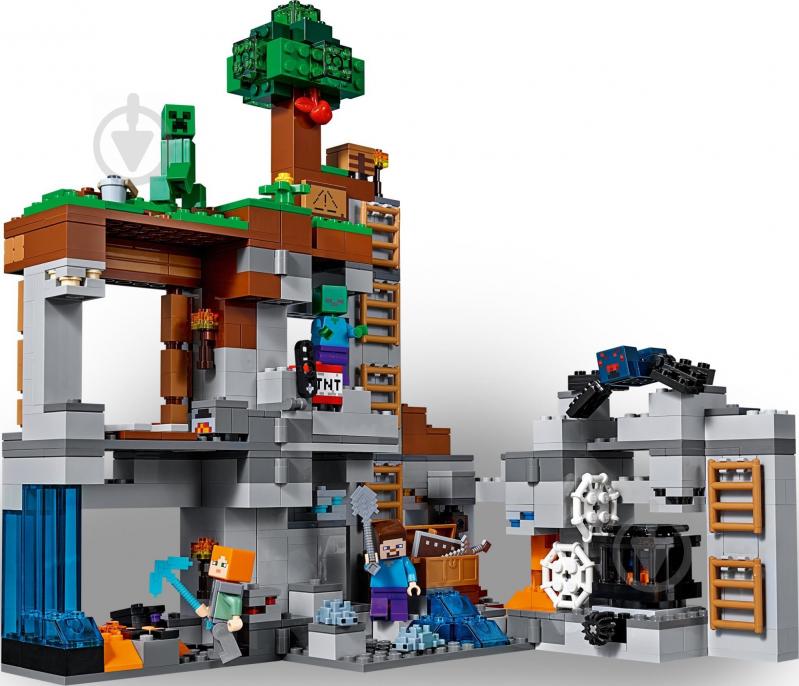 Конструктор LEGO Minecraft Приключения на скалах 21147 - фото 5