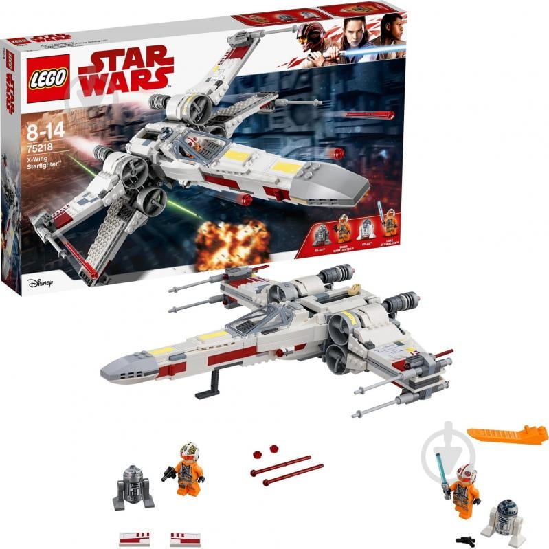 Конструктор LEGO Star Wars Винищувач X-Wing 75218 - фото 8