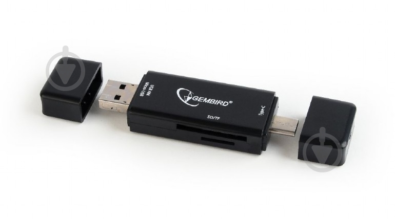 Кардрідер Gembird зовнішній USB 3.1 UHB-CR3IN1-01 - фото 1