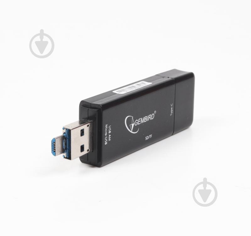 Кардрідер Gembird зовнішній USB 3.1 UHB-CR3IN1-01 - фото 4