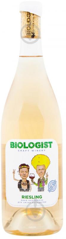 Вино Biologist біле сухе Riesling 0,75 л - фото 1