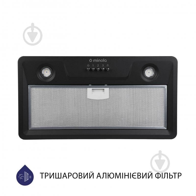 Вытяжка Minola HBI 5202 BL 700 LED полновстраиваемая - фото 2