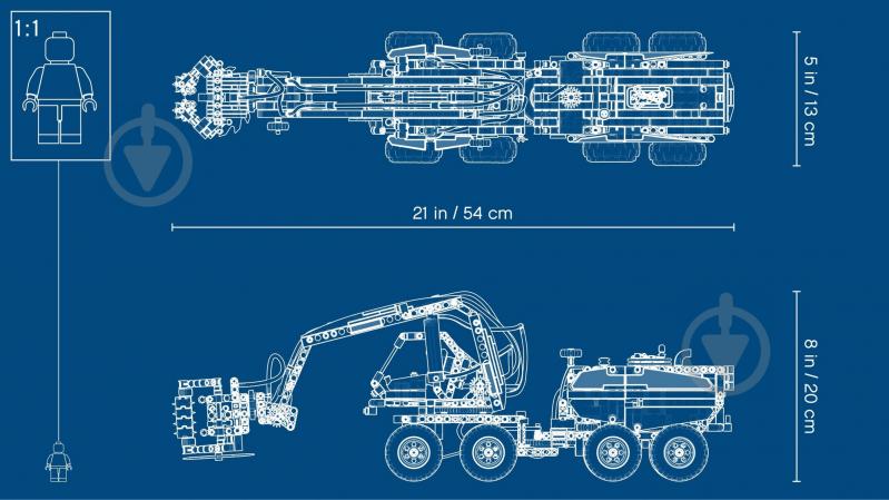 Конструктор LEGO Technic Лисоповальная машина 42080 - фото 17