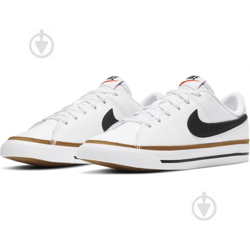 Кроссовки детские демисезонные Nike Court Legacy DA5380-102 р.36,5 белые - фото 1