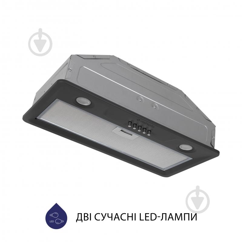 Витяжка Minola HBI 5202 GR 700 LED повновбудовувана - фото 4