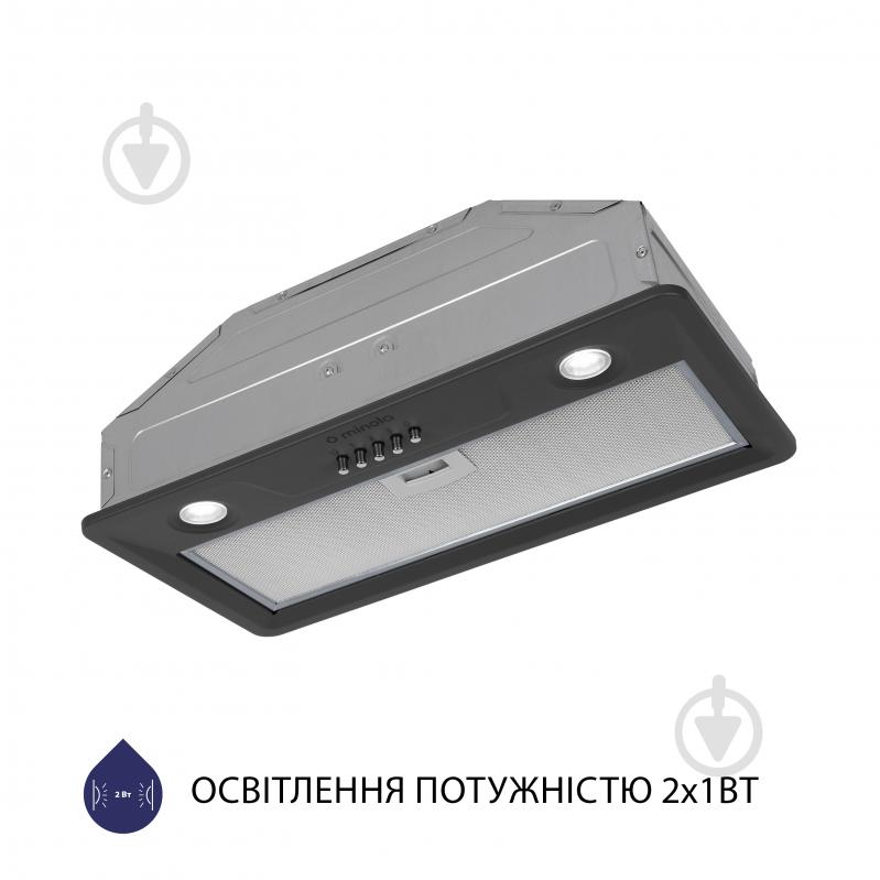 Витяжка Minola HBI 5202 GR 700 LED повновбудовувана - фото 5