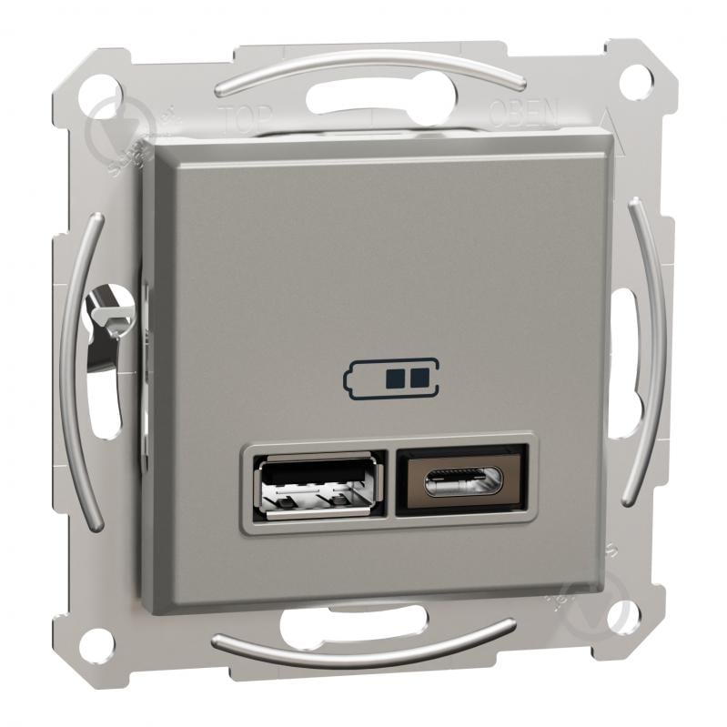 Розетка USB USB без заземлення Schneider Electric Asfora тип А+С 2,4 А бронза EPH2700369 - фото 1 Розетка USB USB без заземлення Schneider Electric Asfora тип А+С 2,4 А бронза EPH2700369 - фото 1