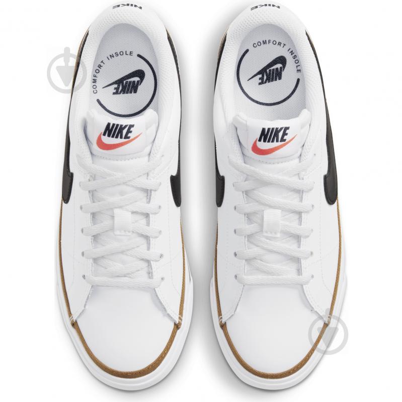 Кроссовки детские демисезонные Nike Court Legacy DA5380-102 р.36 белые - фото 7