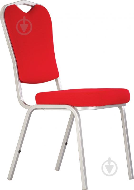 Стул обеденный Nowy Styl BC-11 ALU (BOX-2) LS-76 красный / алюминий - фото 1