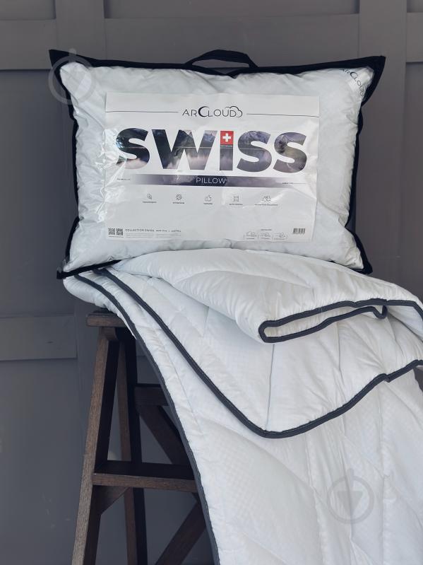 Подушка для сна SWISS / СВИС ARCLOUD 50x70 см белый - фото 6 Подушка для сна SWISS / СВИС ARCLOUD 50x70 см белый - фото 6
