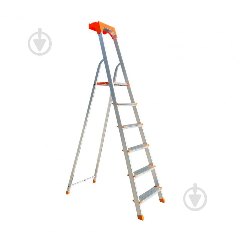 Драбина-стрем’янка 6 сходинок - фото 1