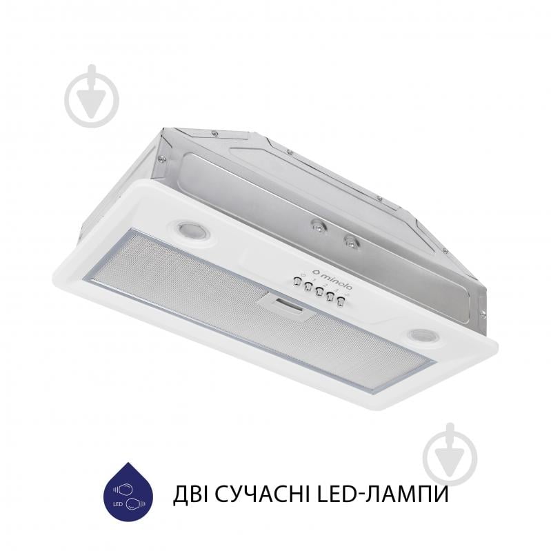 Витяжка Minola HBI 5202 WH 700 LED повновбудовувана - фото 4