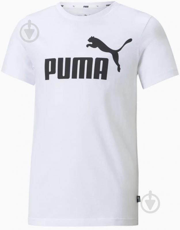 Футболка Puma ESS LOGO TEE B 58696002 білий - фото 1