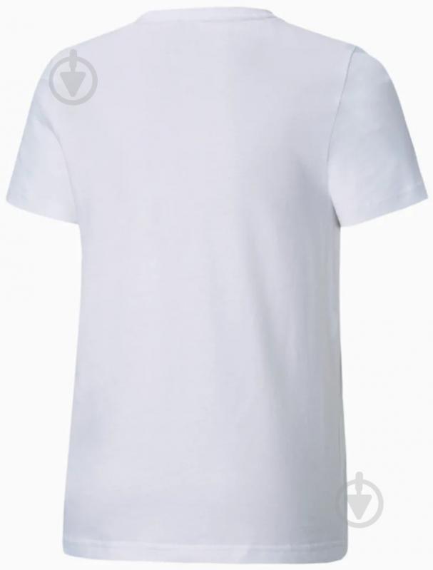 Футболка Puma ESS LOGO TEE B 58696002 белый - фото 2