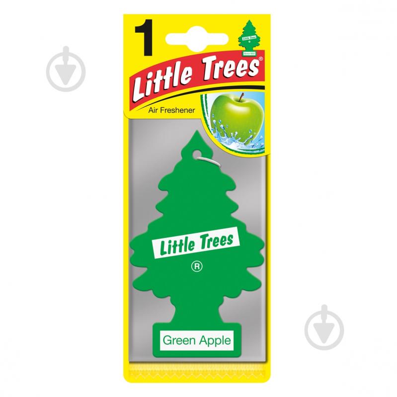 Ароматизатор подвесной Little Trees Зеленое яблоко - фото 1 Ароматизатор подвесной Little Trees Зеленое яблоко - фото 1