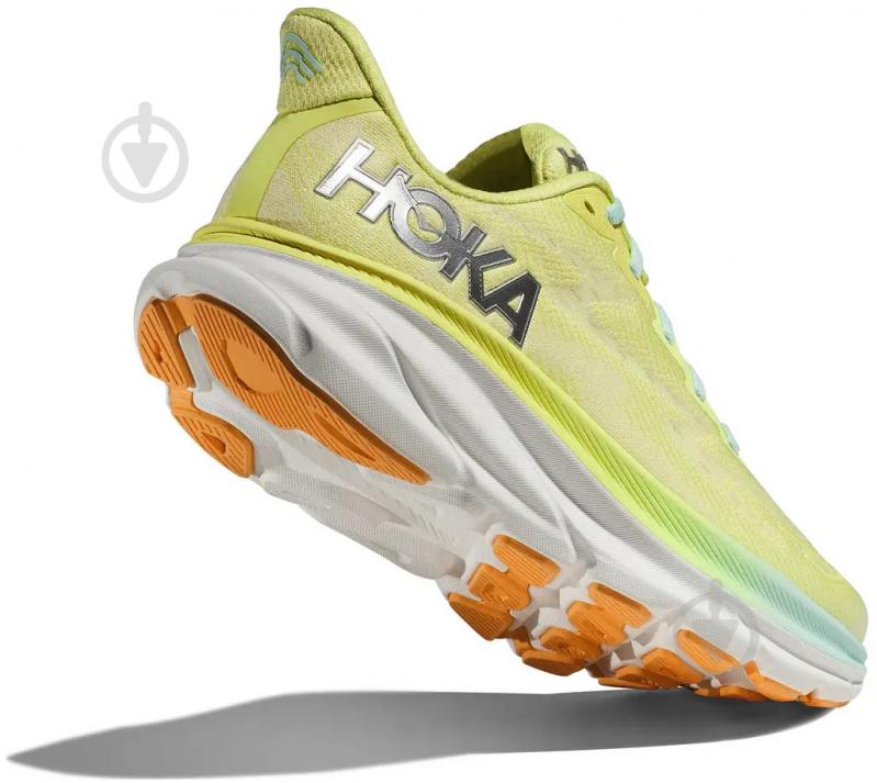 Кроссовки женские демисезонные Hoka W CLIFTON 9 1127896-CGSO р.40,5 желтые - фото 4