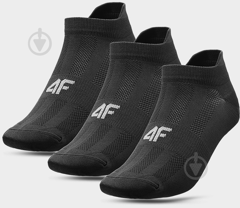Шкарпетки 4F 4FSS23USOCM154-20S р.43-46 чорний - фото 1