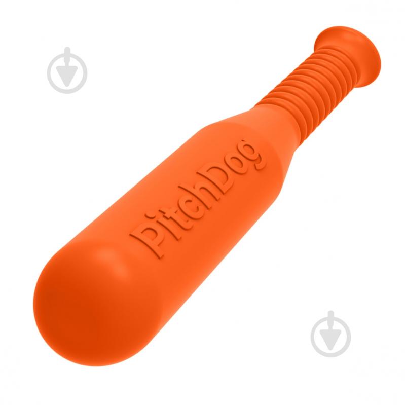 Іграшка для собак PitchDog біта для апортування 35 см помаранчева - фото 2 Іграшка для собак PitchDog біта для апортування 35 см помаранчева - фото 2