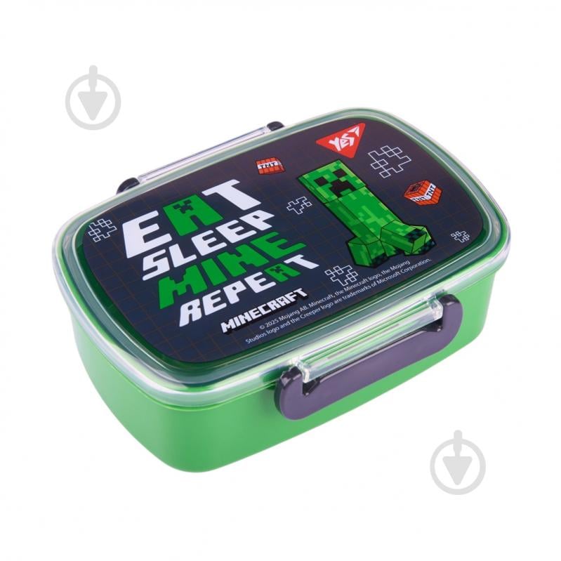 Ланч-бокс YES Minecraft Creeper 750 мл 708366 - фото 1 Ланч-бокс YES Minecraft Creeper 750 мл 708366 - фото 1