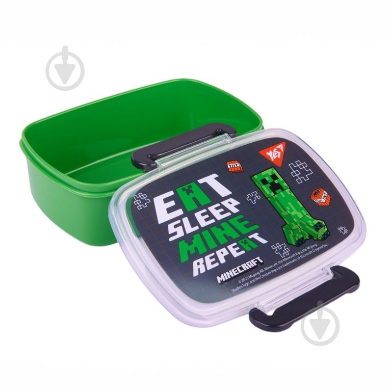 Ланч-бокс YES Minecraft Creeper 750 мл 708366 - фото 2 Ланч-бокс YES Minecraft Creeper 750 мл 708366 - фото 2