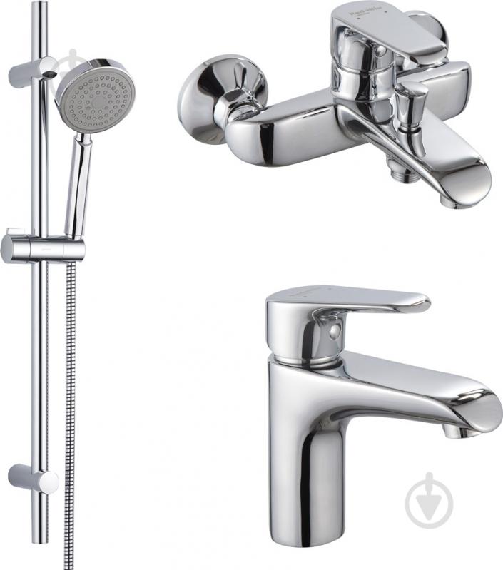 Набор смесителей Damixa Origin evo 3 в 1 - фото 1 Набор смесителей Damixa Origin evo 3 в 1 - фото 1