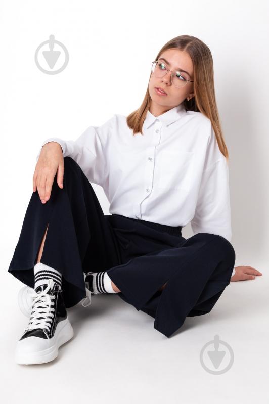 Штаны для девочек Mevis 4285 р.152 синий - фото 2 Штаны для девочек Mevis 4285 р.152 синий - фото 2