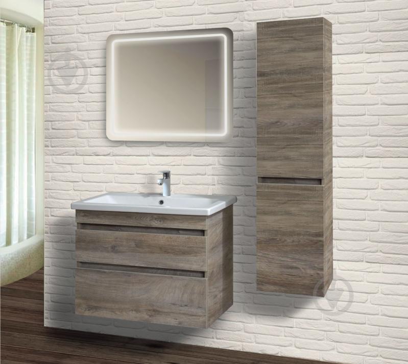 Тумба подвесная ScandiSPA Texture + Como 80 Oak - фото 2