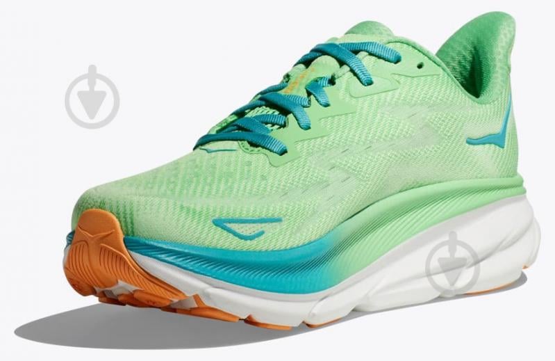 Кроссовки мужские демисезонные Hoka M CLIFTON 9 1127895-ZLGL р.46 зеленые - фото 4