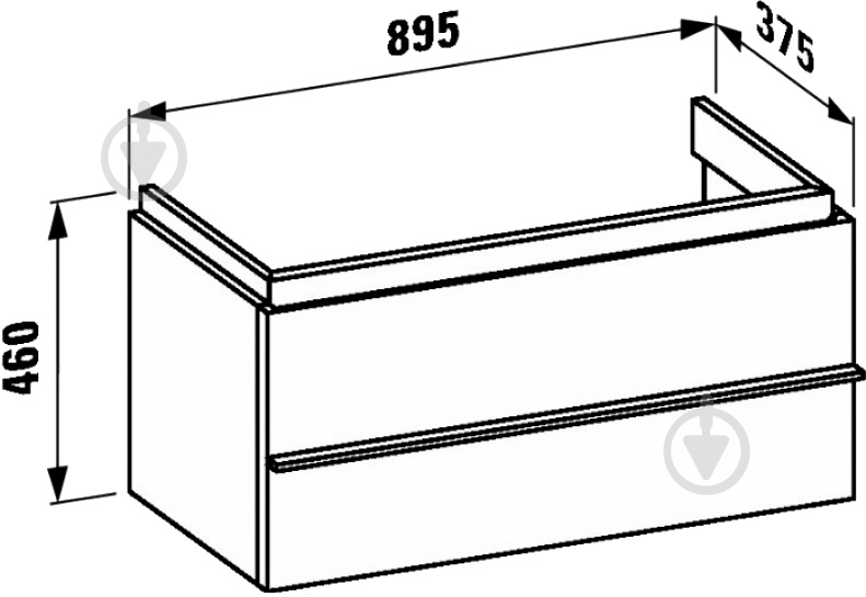 Тумба подвесная Laufen Case 401252 - фото 2