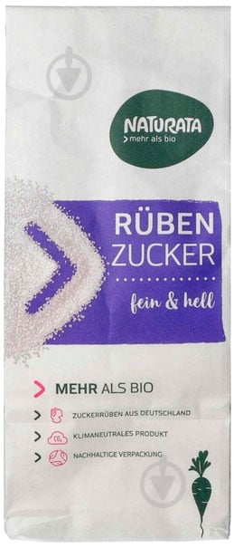 Сахар Naturata свекольный органический 500 г - фото 1