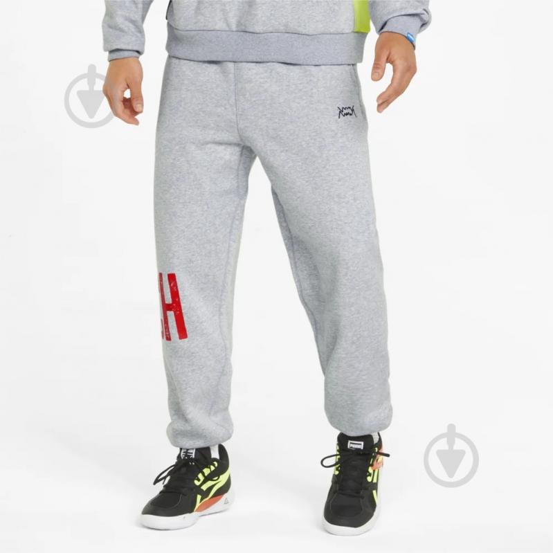 Брюки Puma PLAYBOOK PANT 53418901 р. S серый - фото 1