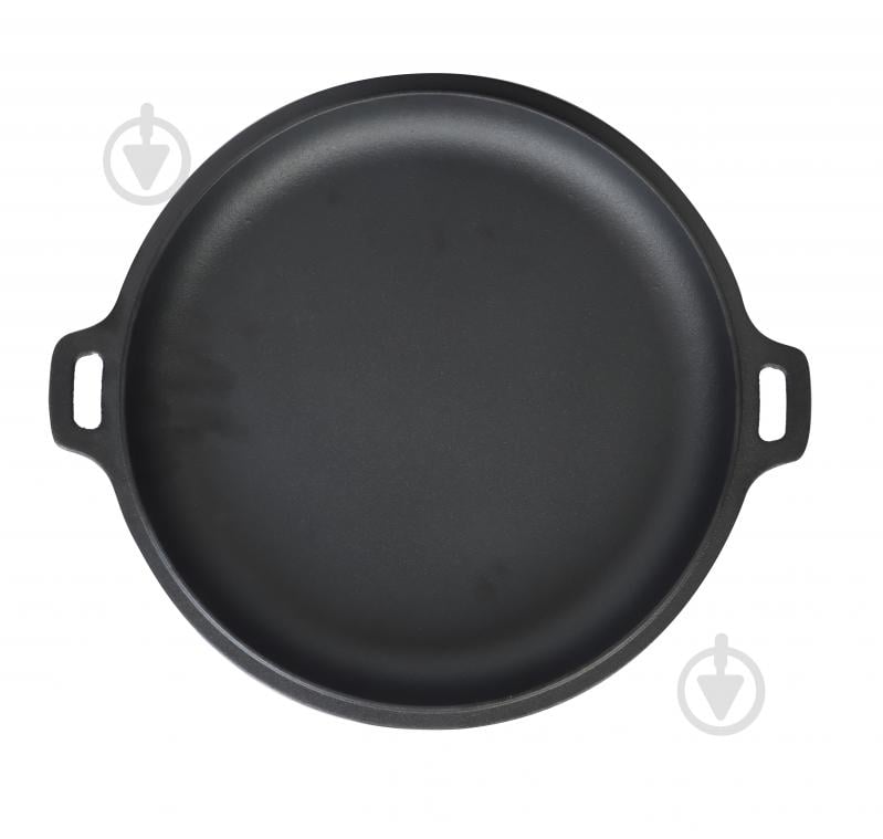 Казан Grilland ø370 мм 140 мм 12 л чавунний туристичний , з кришкою-сковородою, UHR-250304 - фото 2