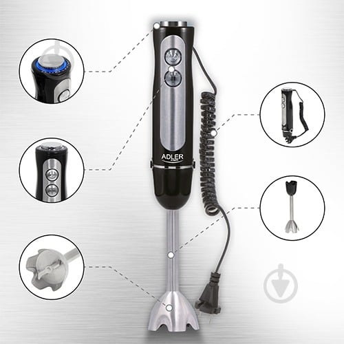 Блендер погружной Adler AD-4625B - фото 9