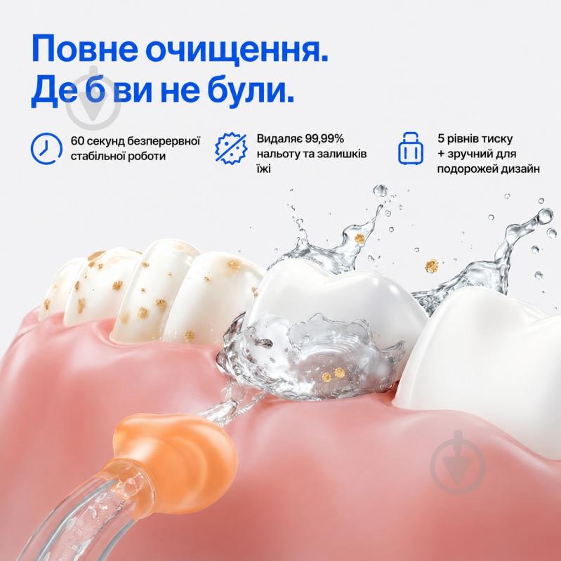 Ирригатор Usmile C30 розовый - фото 4