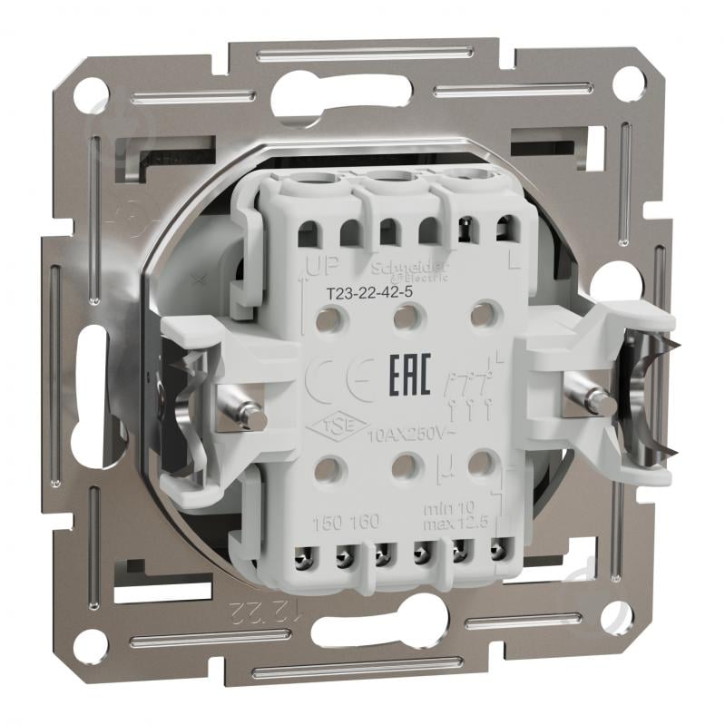 Вимикач триклавішний Schneider Electric Asfora без підсвітки бронза EPH2100169 - фото 5