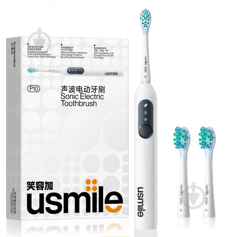 Электрическая зубная щетка Usmile P10 White - фото 1