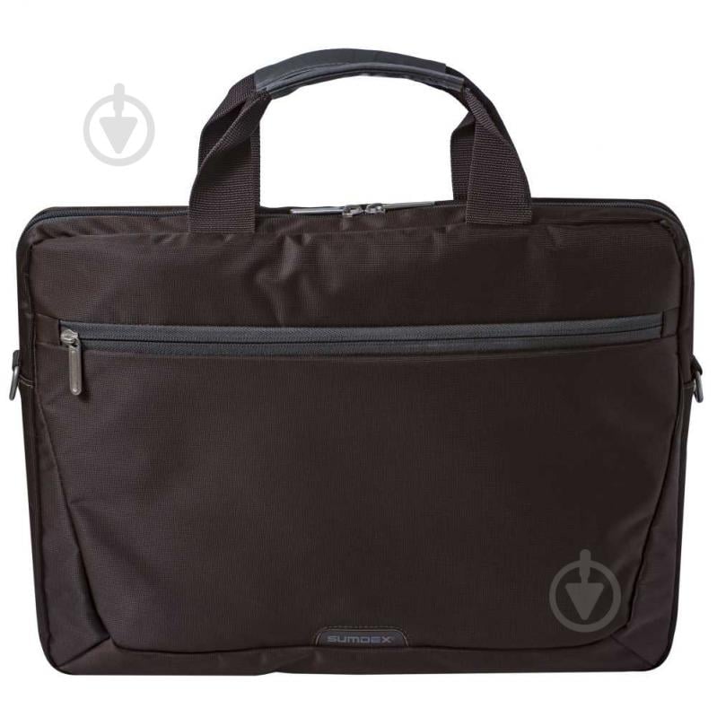 Сумка для ноутбука Sumdex 15-16" brown (PON-111BR) - фото 1 Сумка для ноутбука Sumdex 15-16" brown (PON-111BR) - фото 1