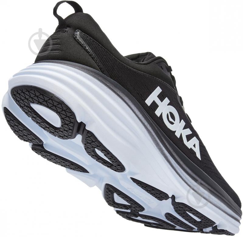 Кроссовки мужские демисезонные Hoka M BONDI 8 1123202-BWHT р.42 2/3 черные - фото 5