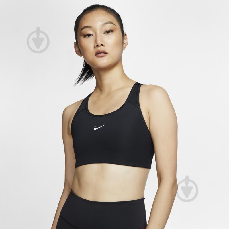 Бра Nike W NK DF SWSH 1PP BRA BV3636-010 р.M черный - фото 3