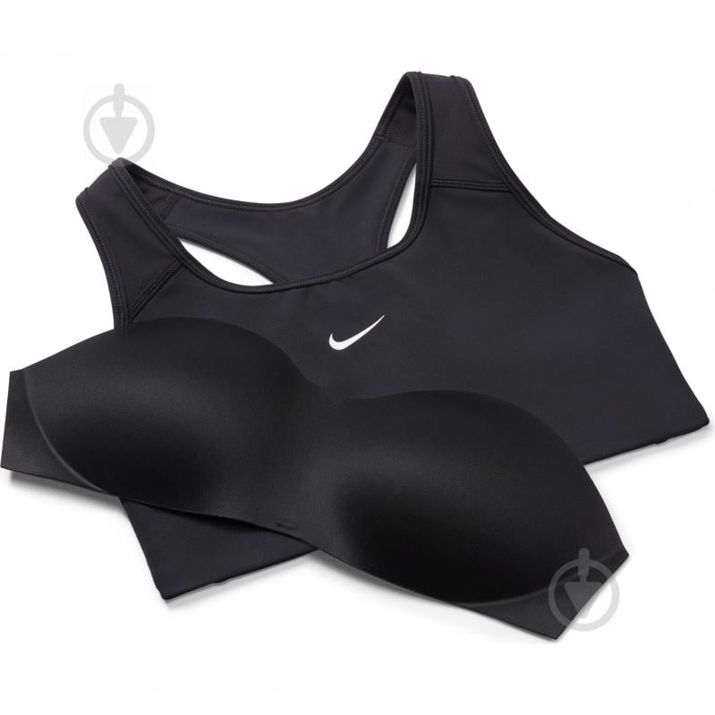 Бра Nike W NK DF SWSH 1PP BRA BV3636-010 р.M черный - фото 6