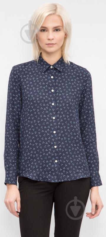 Рубашка Gant O1. DONEGAL FLOWER SHIRT 4310001-433 р. 36 синий - фото 1