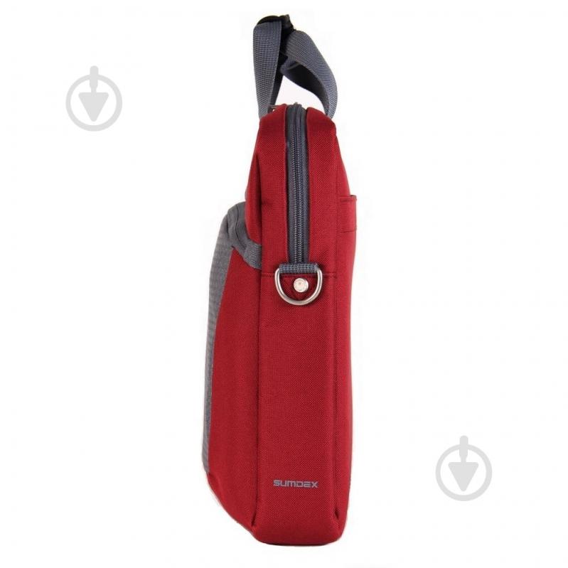 Сумка для ноутбука Sumdex 15-16" red (PON-318RD) - фото 3 Сумка для ноутбука Sumdex 15-16" red (PON-318RD) - фото 3