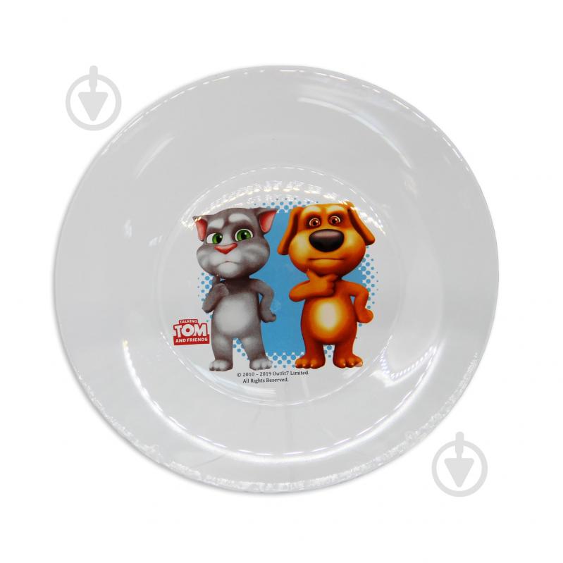 Тарелка десертная Talking Tom and Friends 4 19,6 см Galleryglass - фото 1