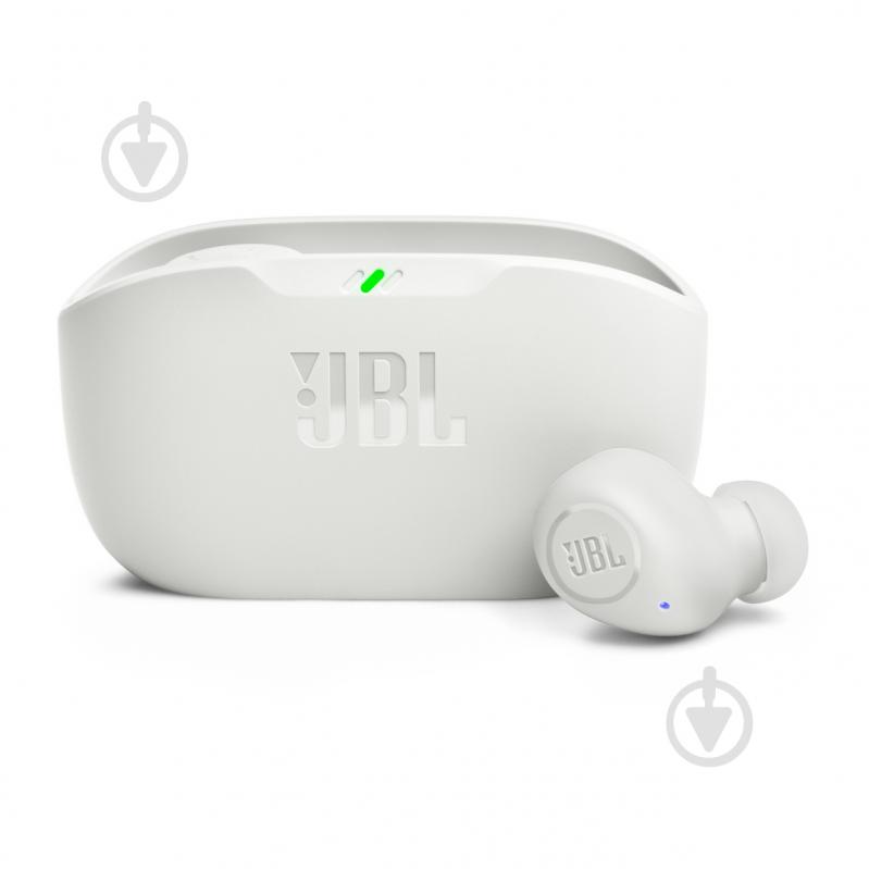 Bluetooth-гарнитура JBL Wave Buds white (JBLWBUDSWHT) - фото 1