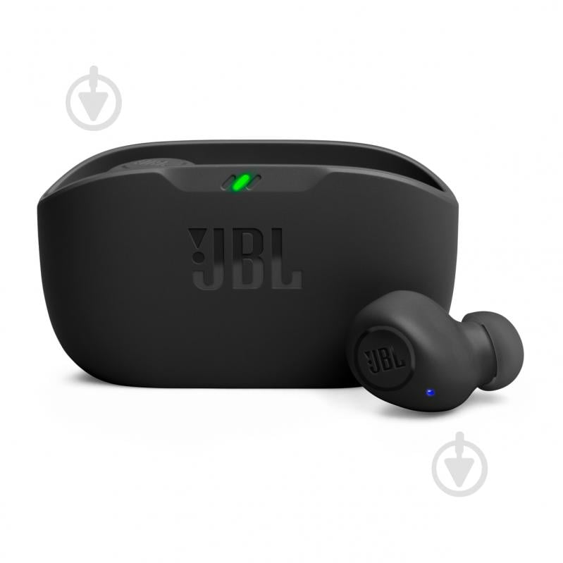 Bluetooth-гарнітура JBL Wave Buds black (JBLWBUDSBLK) - фото 1